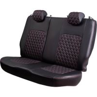 Чехлы Экокожа Турин Ромб на KIA Seltos c 2020+ Чехлы Экокожа Турин Ромб на KIA Seltos c 2020+